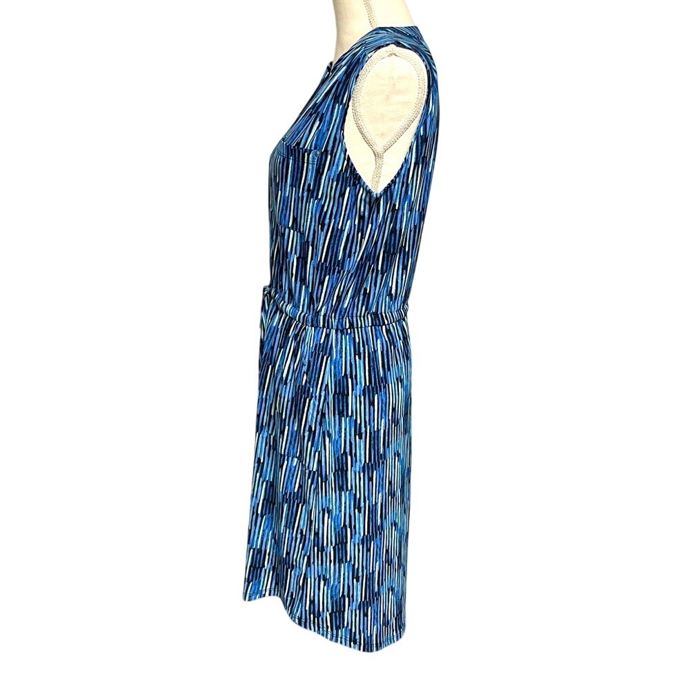 Apt. 9 Blue Midi Sleeveless Dress Women's M - Picture 4 of 7